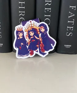 Three Dark Crowns Magnetic Bookmark