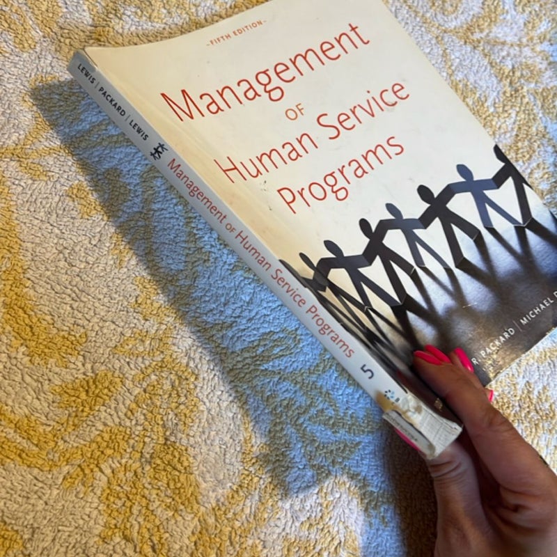 Management of Human Service Programs