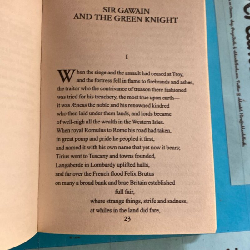 Sir Gawain and the Green Knight, Pearl, Sir Orfeo