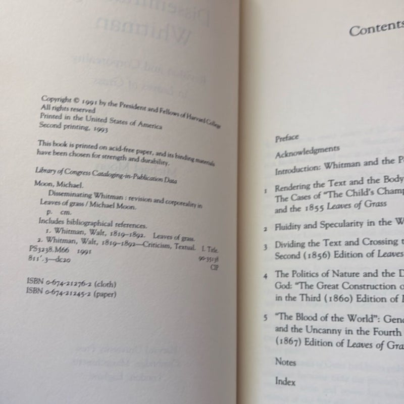 Disseminating Whitman