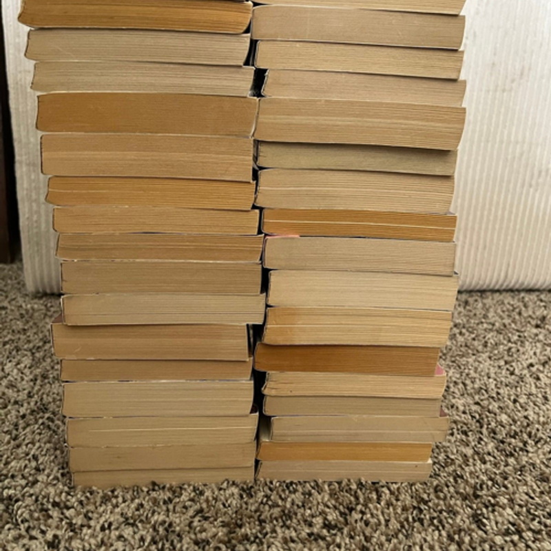 34 vintage harlequin books from the 1980’s and early 90’s