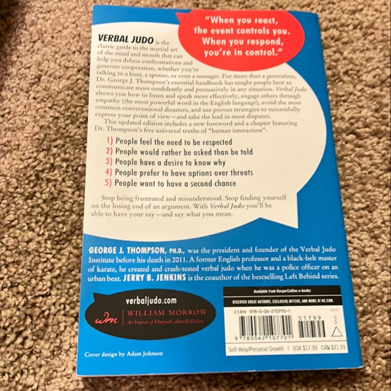 Verbal Judo, Second Edition