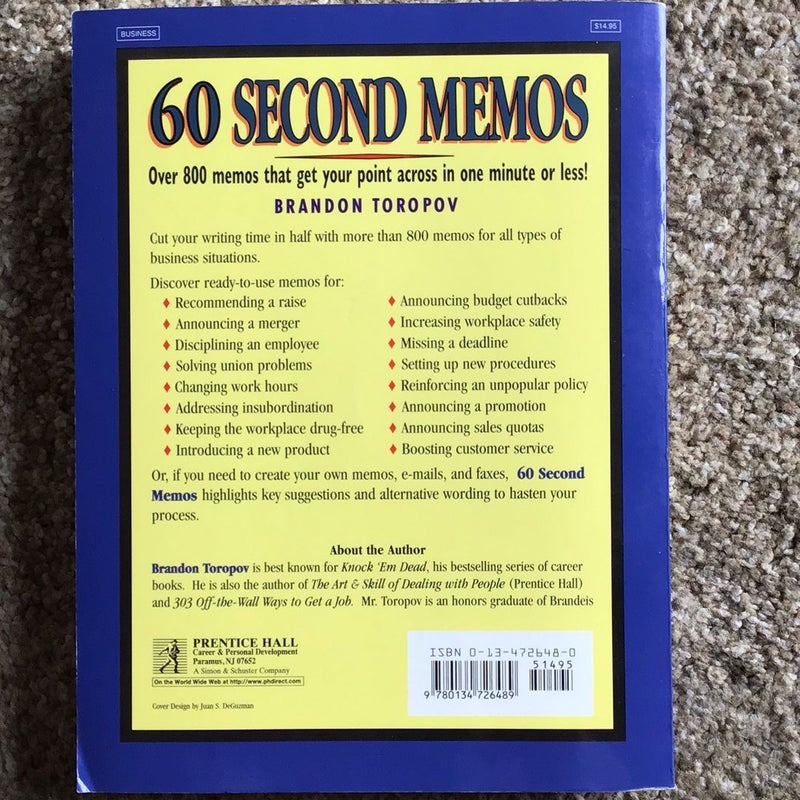 60-Second Memos