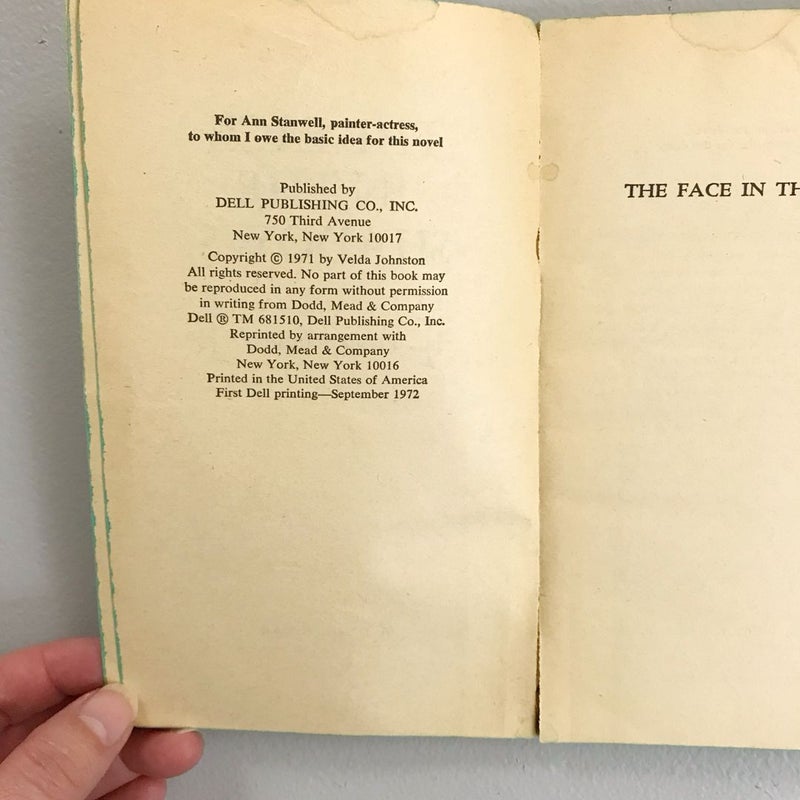 The Face In The Shadows {Dell, 1972}