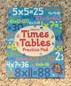 Times Tables Practice Pad