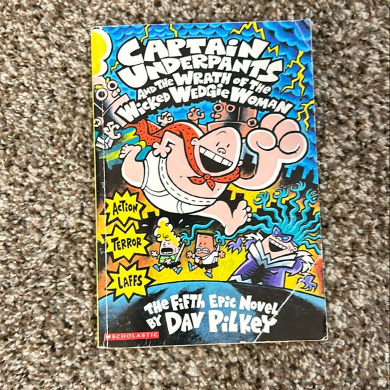 Captain Underpants 1,3,5,7,and 8