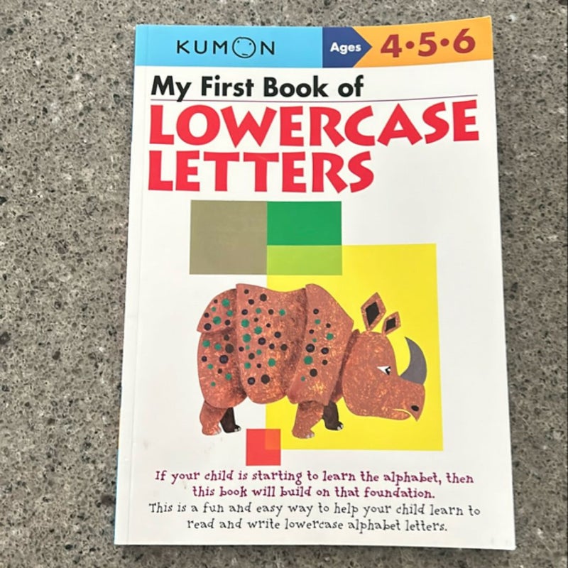 My First Book of Lowercase Letters