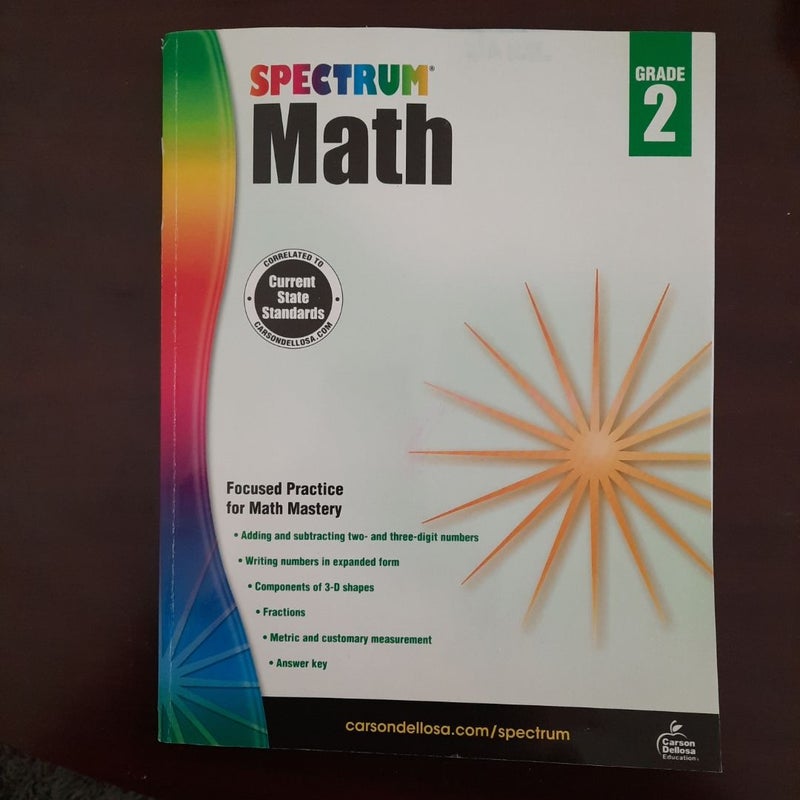 Spectrum Math, Grade 2