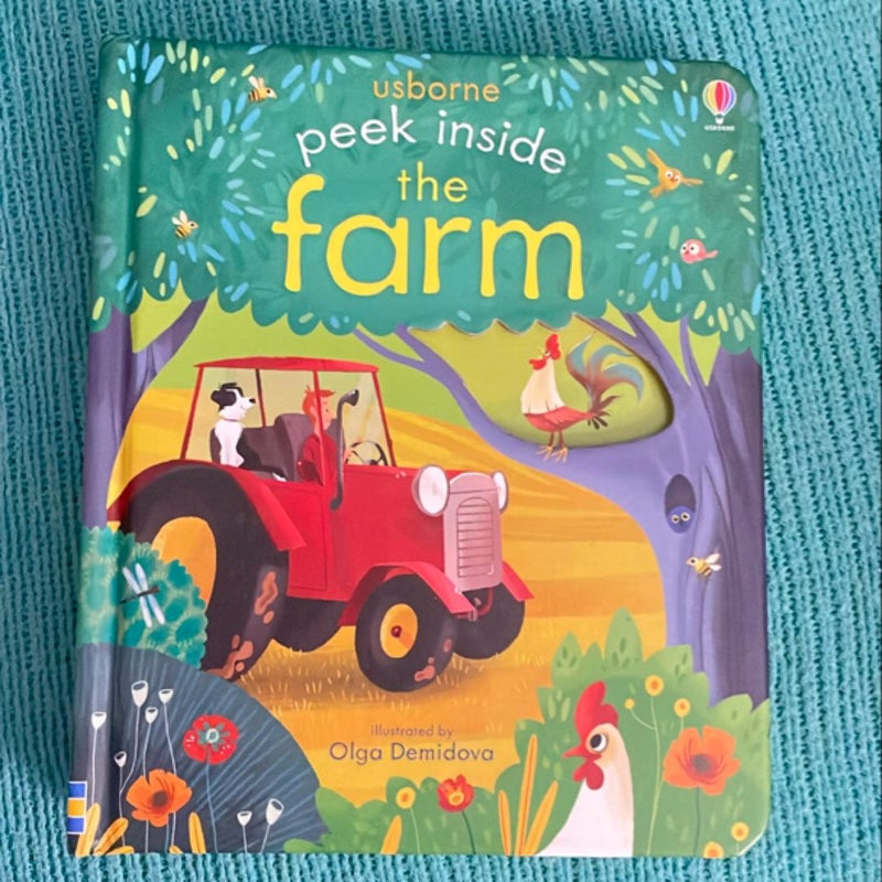 Usborne Peek Inside the Farm