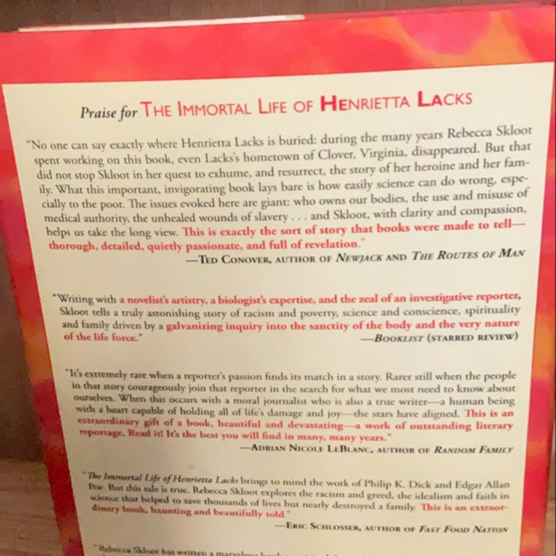 The Immortal Life of Henrietta Lacks