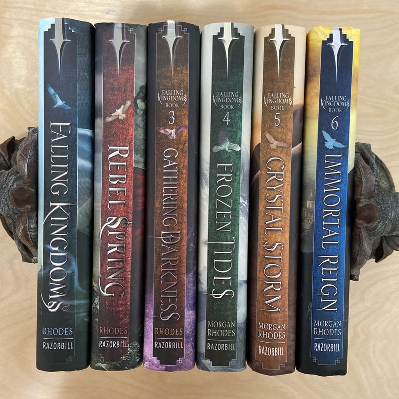 Falling Kingdoms Complete (6) Hardcover Book Series (All First Editions First Printings)