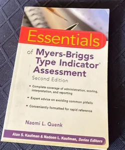 Essentials of Myers-Briggs Type Indicator Assessment