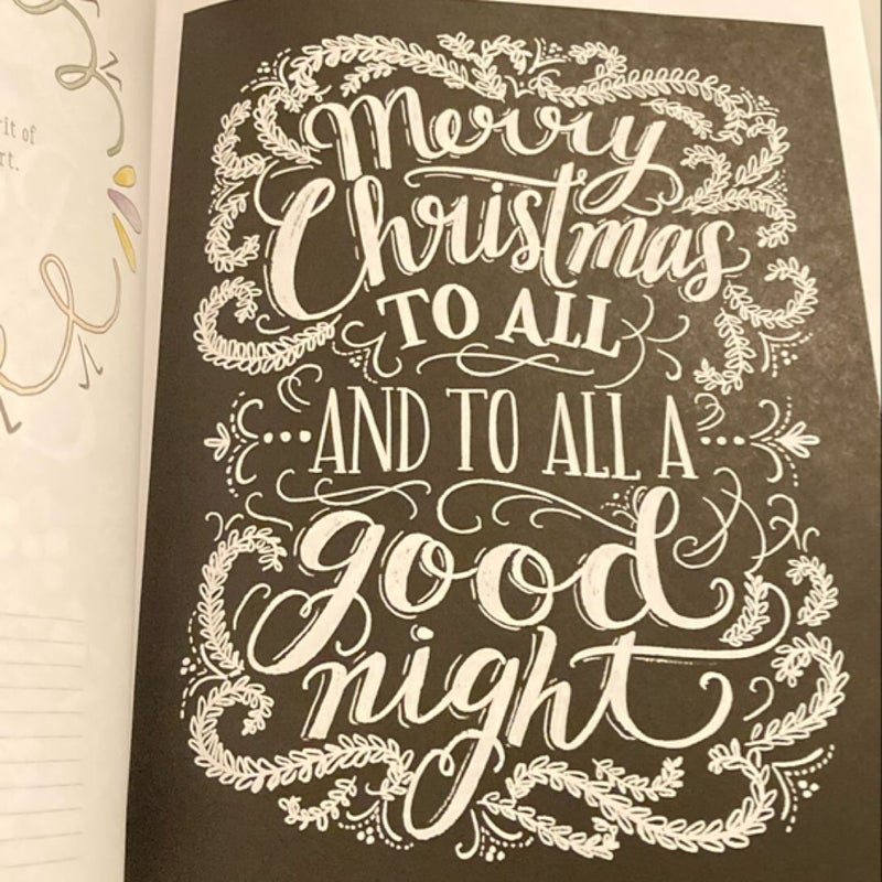 Chalk-Style Holiday Coloring Book