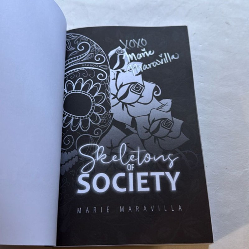 Skeletons of Society - signed