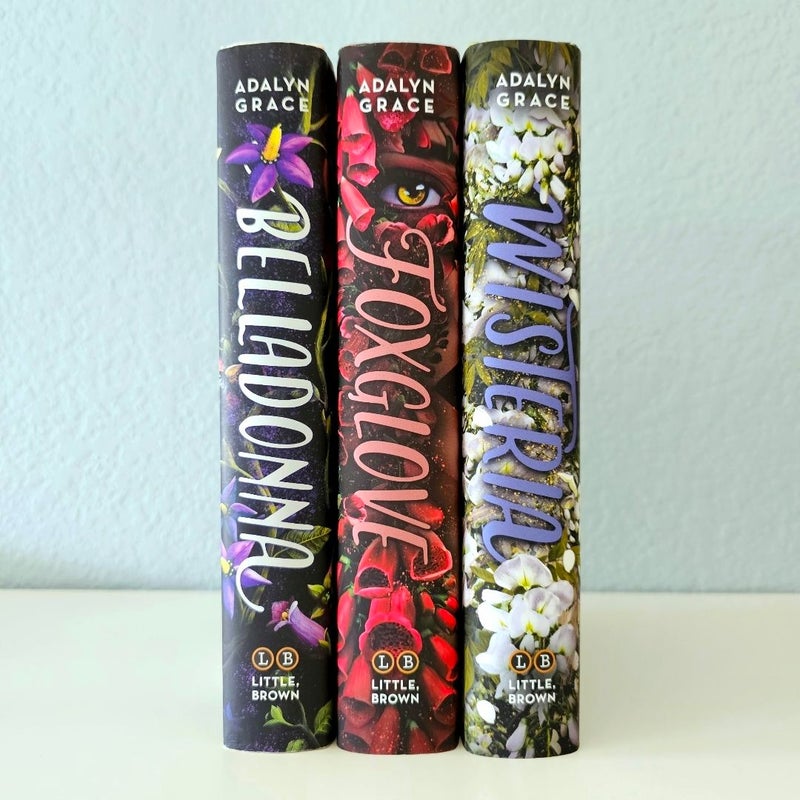 Belladonna Series & Foxglove & Wisteria (Signed) Adalyn Grace FIRST Edition Hardcovers