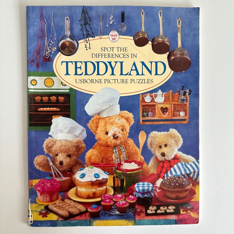 Usborne Picture Puzzles, Teddyland, Spot the Differences