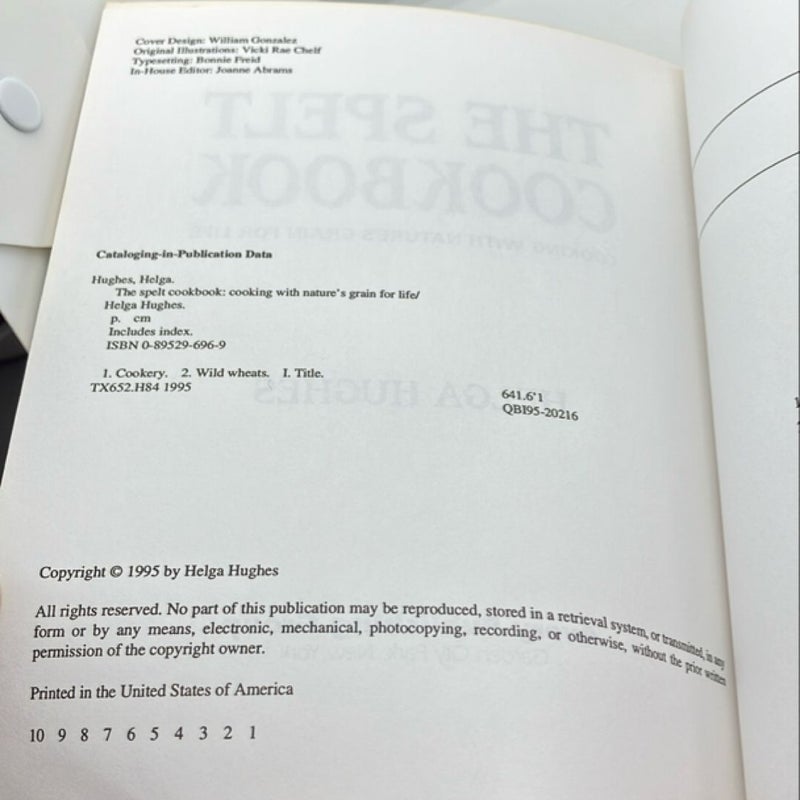 The Spelt Cookbook