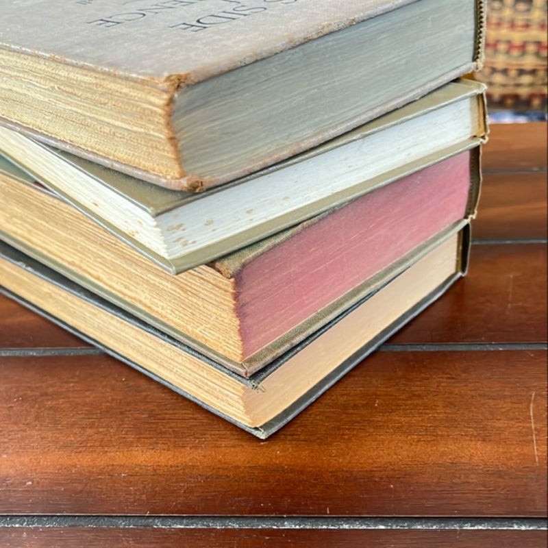 Vintage Bundle of 4 books - Brown Gray