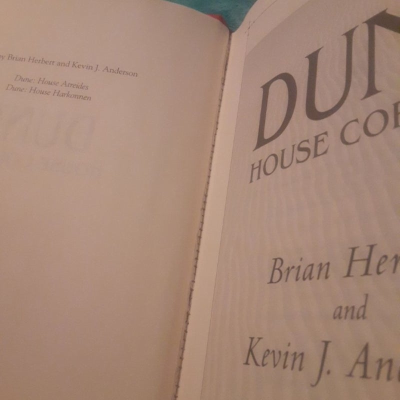 Dune: House Corrino by Brian Herbert, Kevin J. Anderson DAMAGED Ex-library Hardcover 1st print