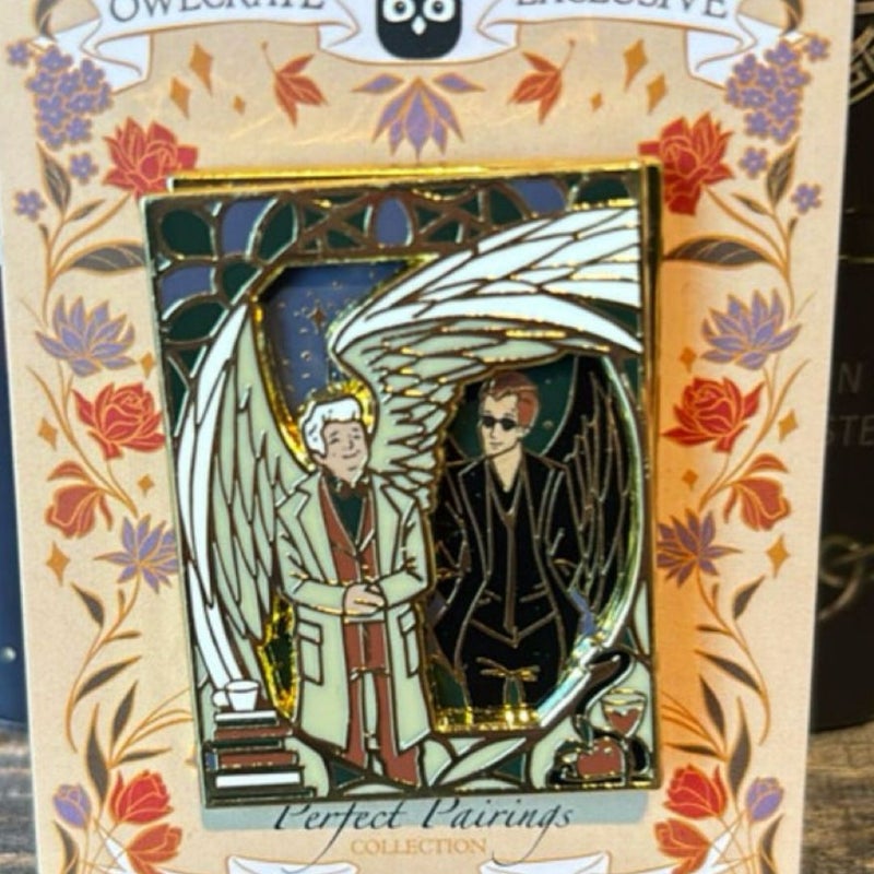 Owlcrate Perfect Pairings #8 Good Omens pin