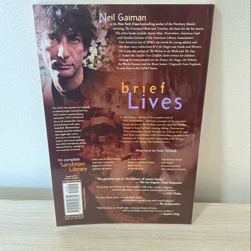 Sandman Brief Lifes Vol 7 New Ed