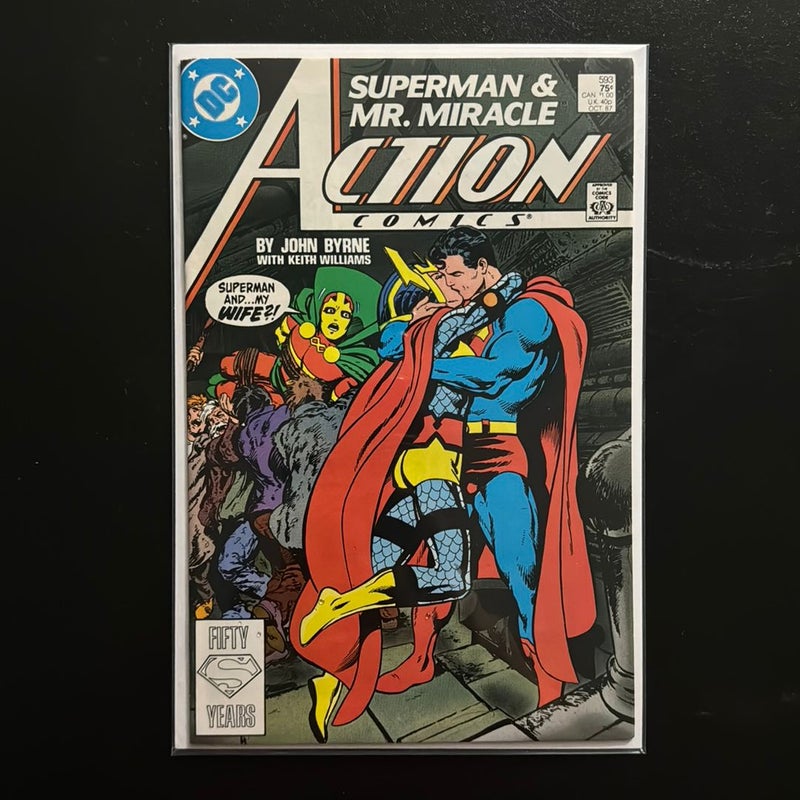 Action Comics Superman & Mr. Miracle # 593 Oct 1987 DC Comics