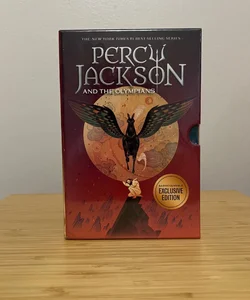 Percy Jackson And The Olympians Barnes & Noble Exclusive Paperback Book Box Set