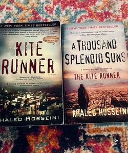 2 Book Set : The Kite Runner + A Thousand Splendid Suns Trade PB GOOD