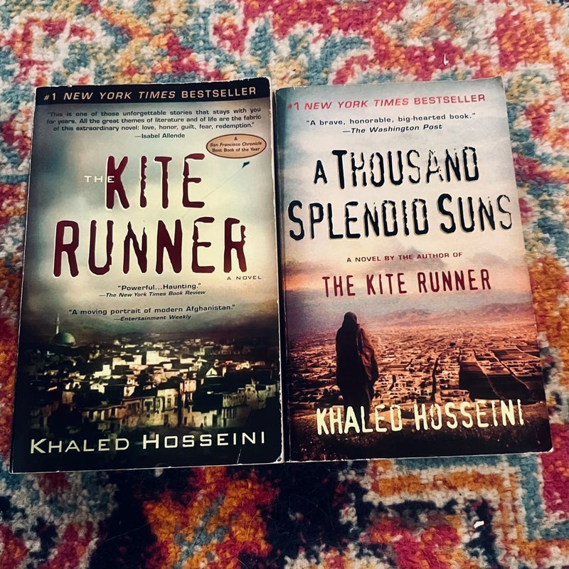 2 Book Set : The Kite Runner + A Thousand Splendid Suns Trade PB GOOD