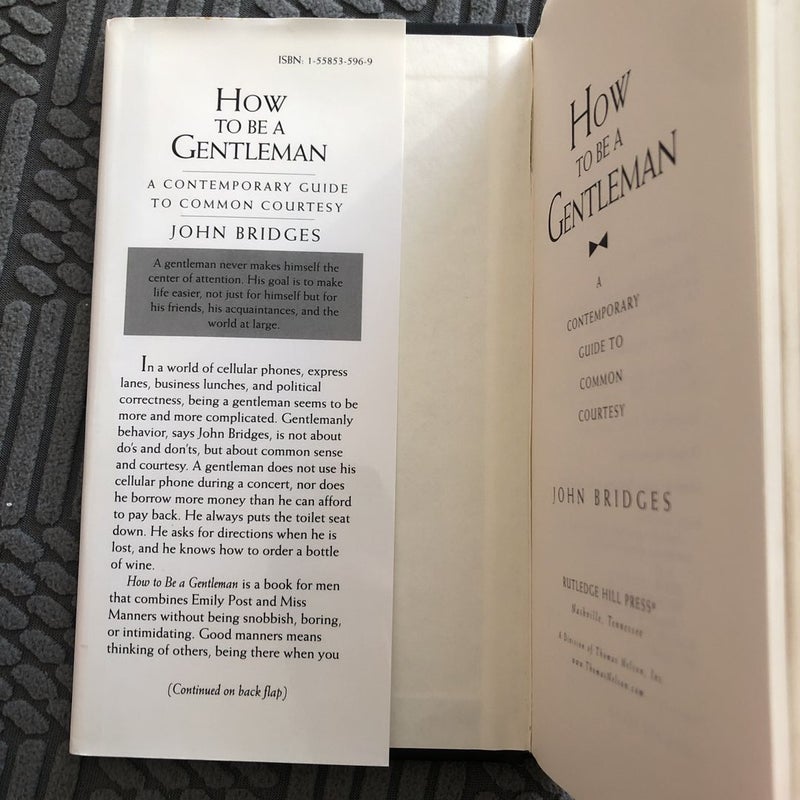 How to Be a Gentleman Revised and Updated