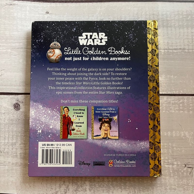 Everything I Need to Know I Learned from a Star Wars Little Golden Book (Star Wars)