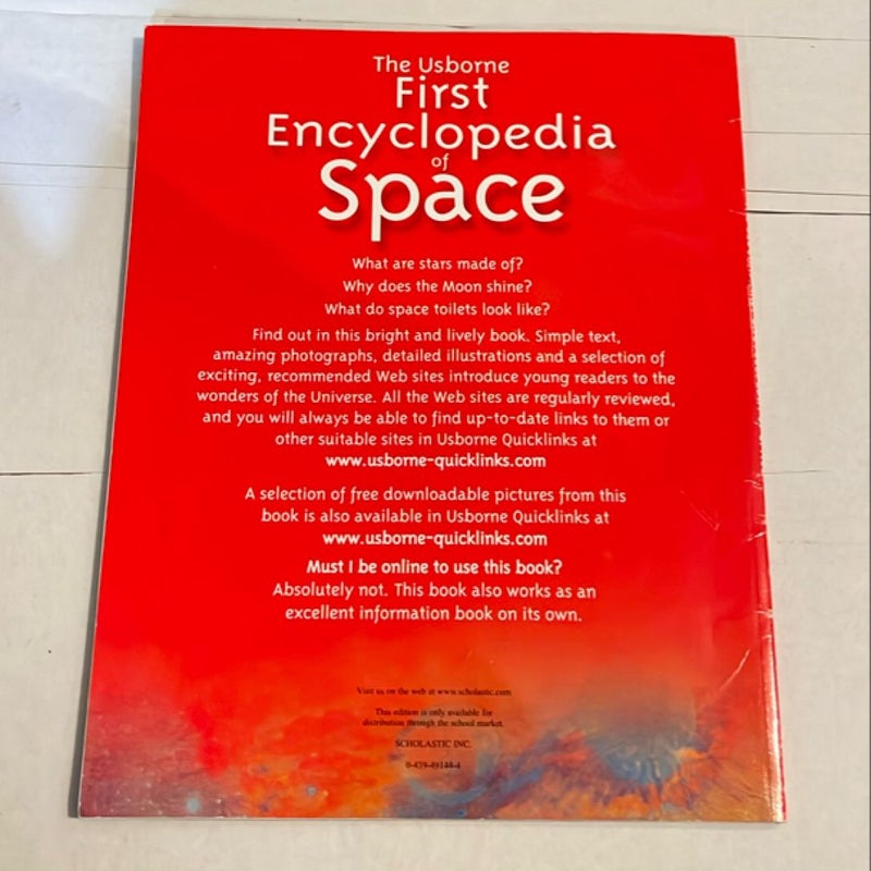 The Usborne First Encyclopedia of Space