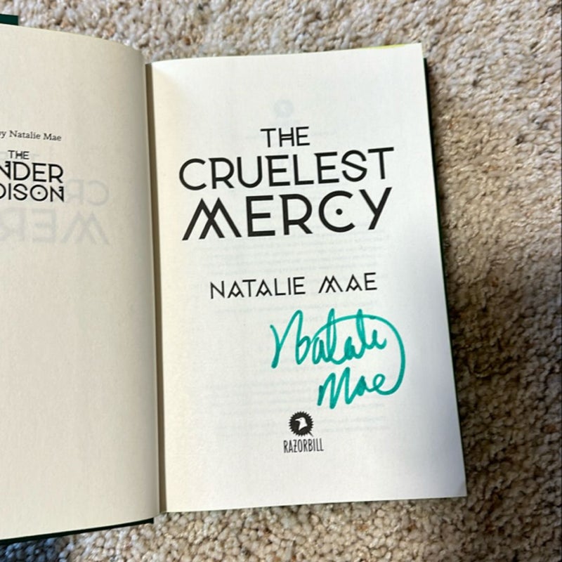 SIGNED The Cruelest Mercy Special Edition