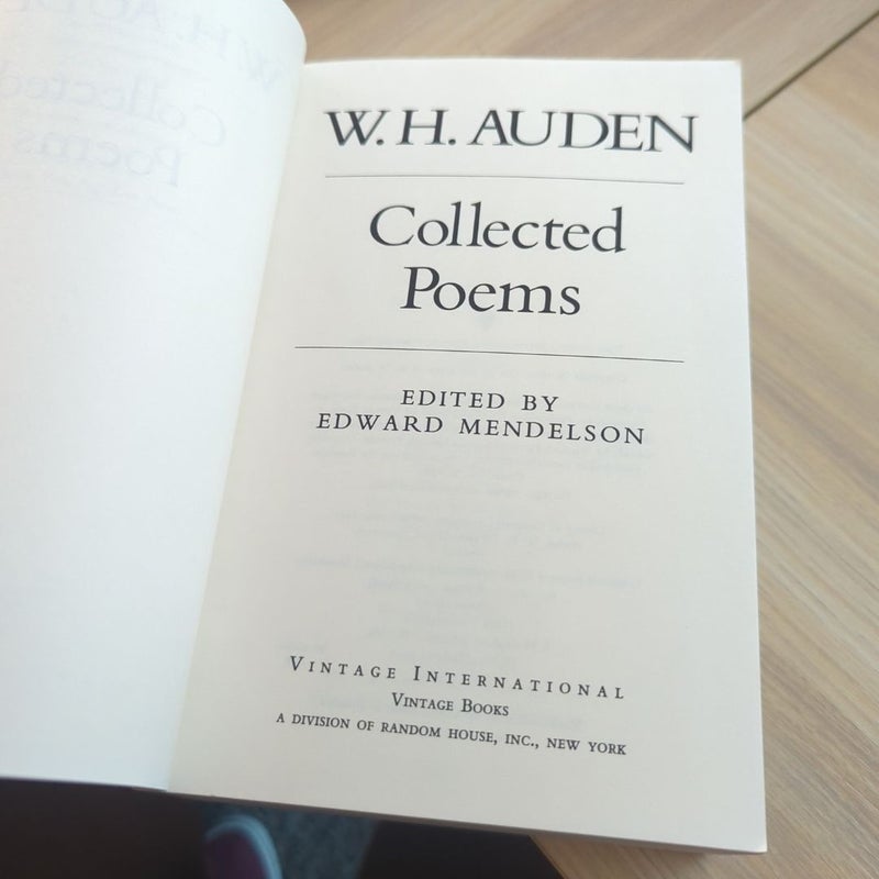 Collected Poems of W. H. Auden