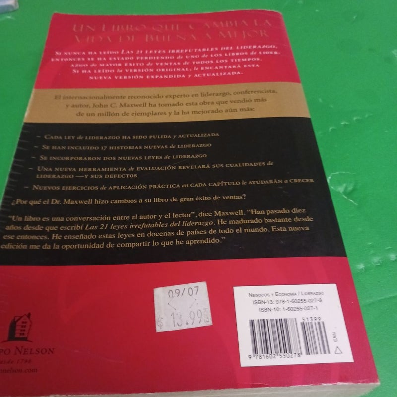 Las 21 Leyes Irrefutables del Liderazgo