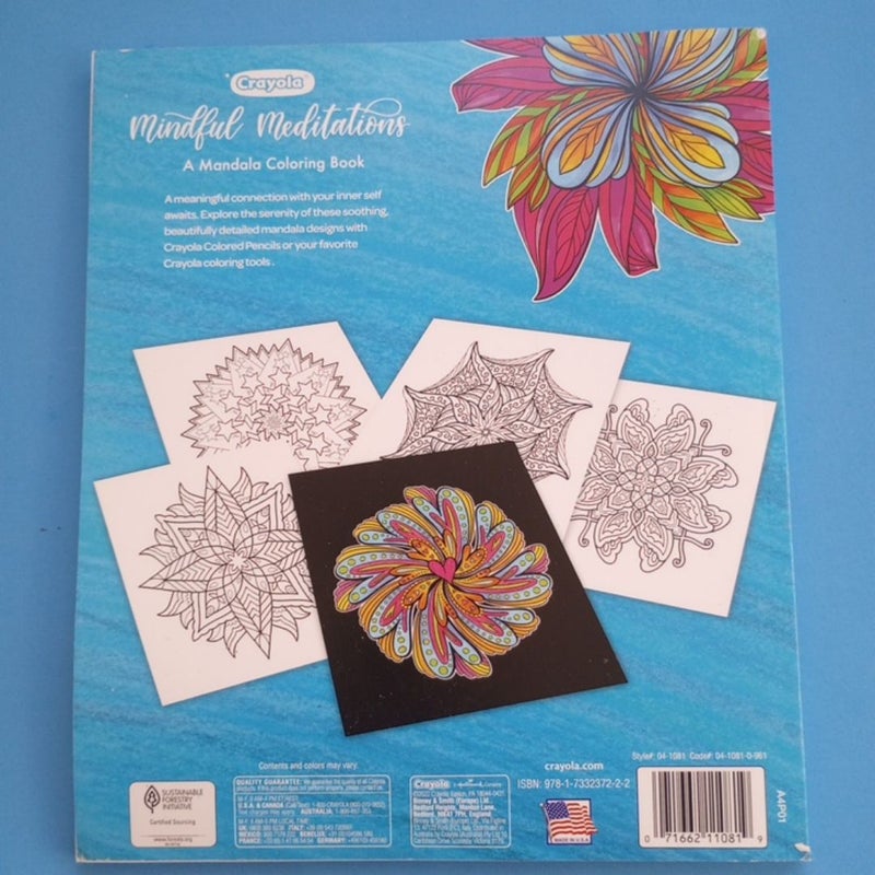 Mindful Meditation Mandala Coloring Book 