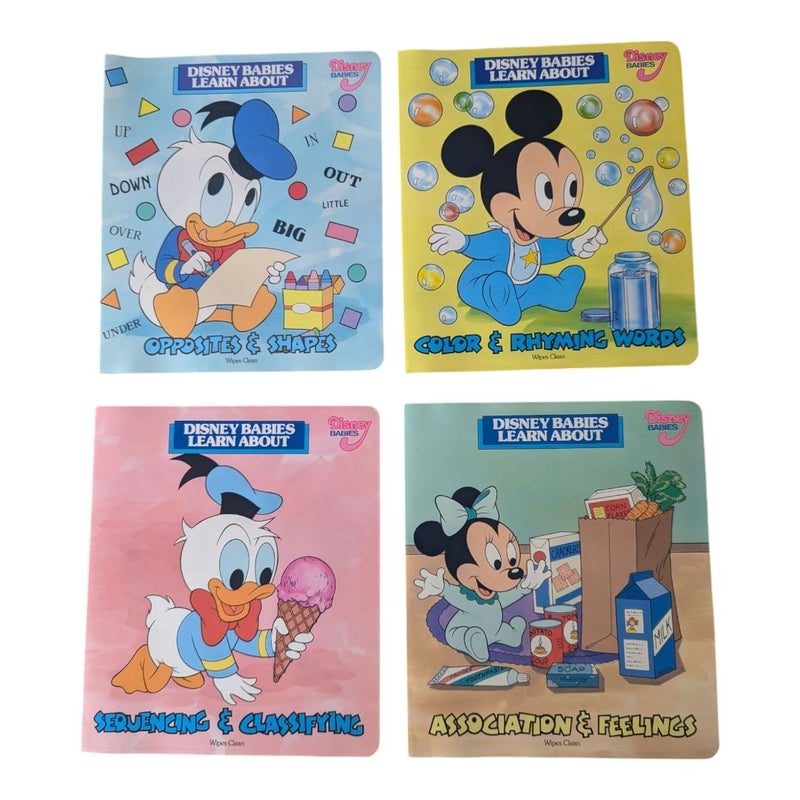 Disney Babies Learn About Set of 4 Books 