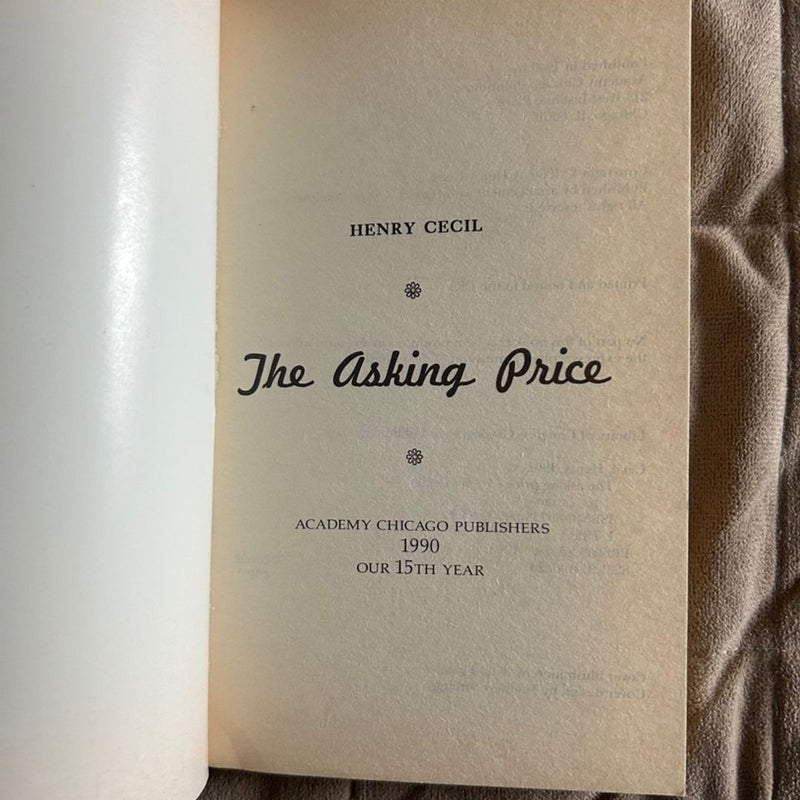 The Asking Price  1361
