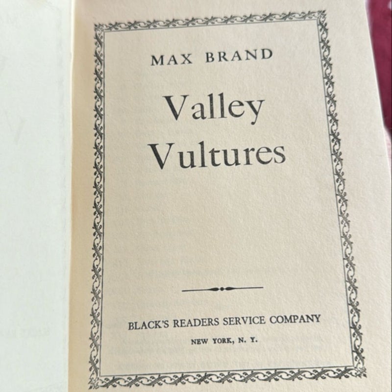 Valley Vultures, 1931