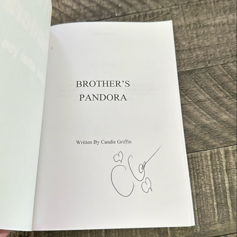 Brothers' Pandora - Signed by the Author