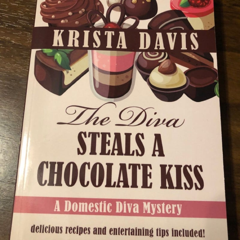 The Diva Steals A Chocolate Kiss -LARGE PRINT