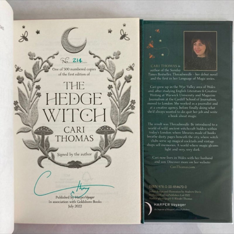 Threadneedle, Shadowstitch & The Hedge Witch Goldsboro SIGNED NUMBERED Editions