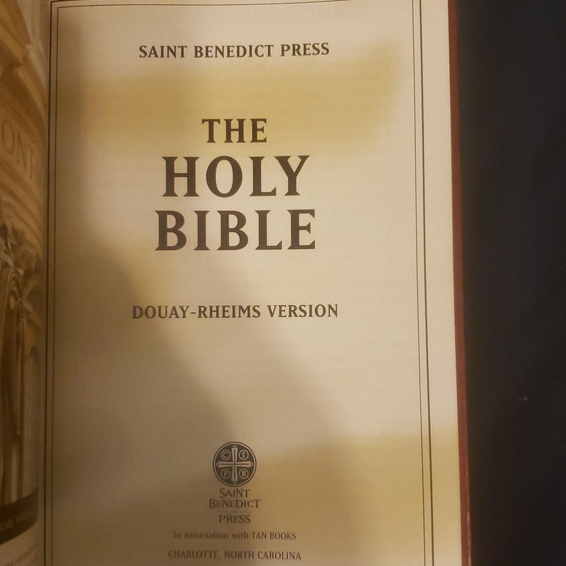 The Holy Bible Douay Rheims Version by Bishop Richard Challoner ...