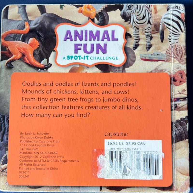 Animal Fun A Spot It Challenge