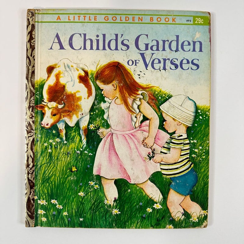 Vintage A Child’s Garden of Verses, 1962 Little Golden Book