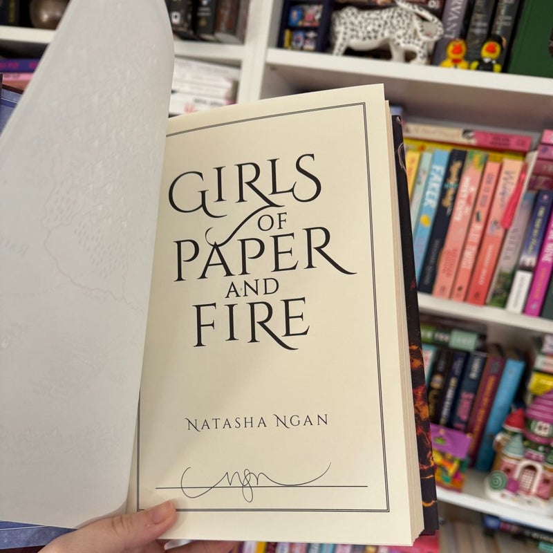 Girls of Paper and Fire—OwlCrate Special Edition—Signed