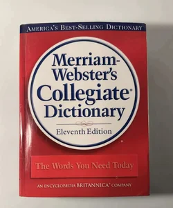 Merriam Webster's Collegiate Dictionary 11th Edition Paperback (Good Condition)