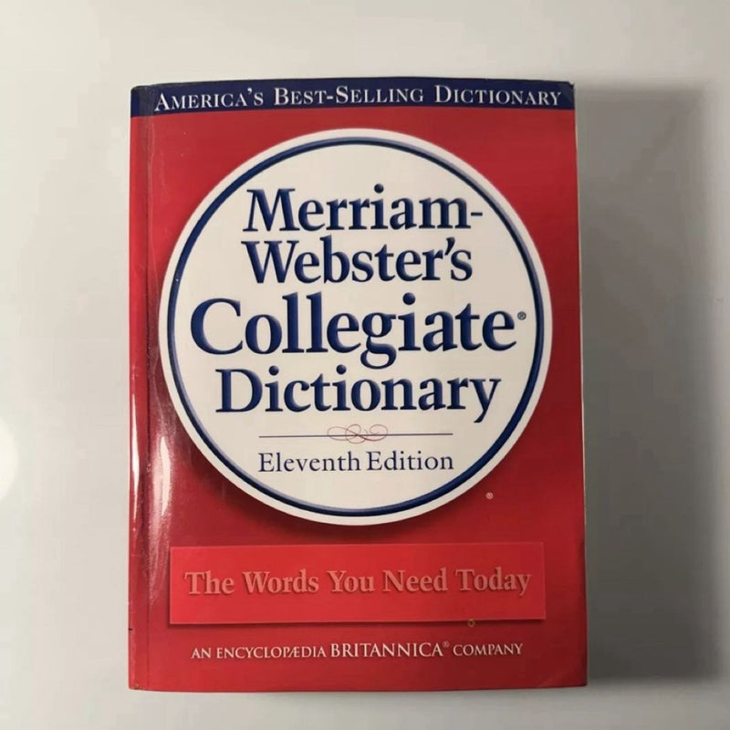 Merriam Webster's Collegiate Dictionary 11th Edition Paperback (Good Condition)