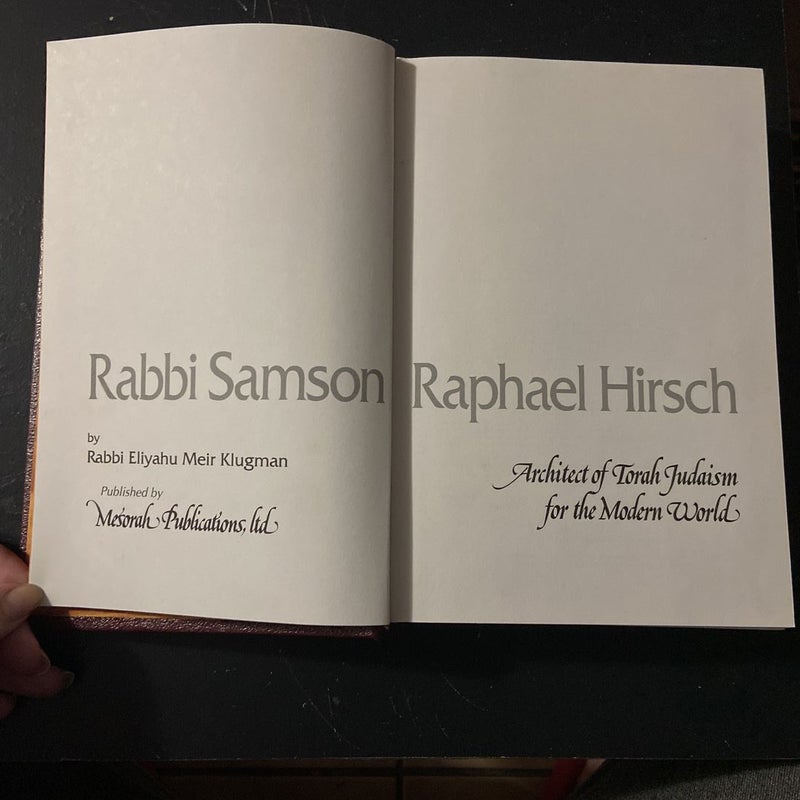 Rabbi Samson Raphael Hirsch