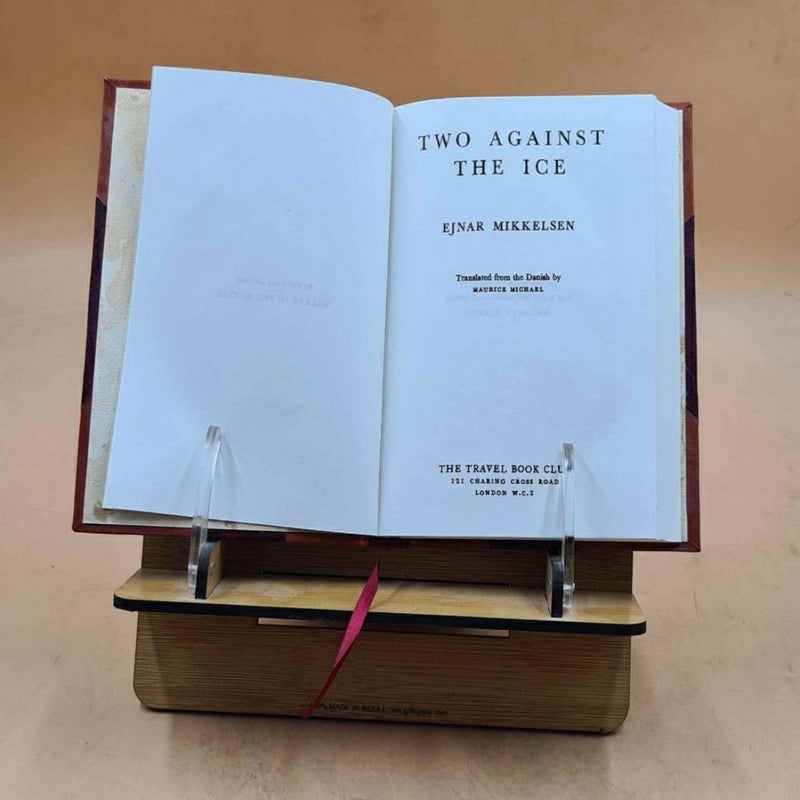 Two Against The Ice 1912  Leather-Bound